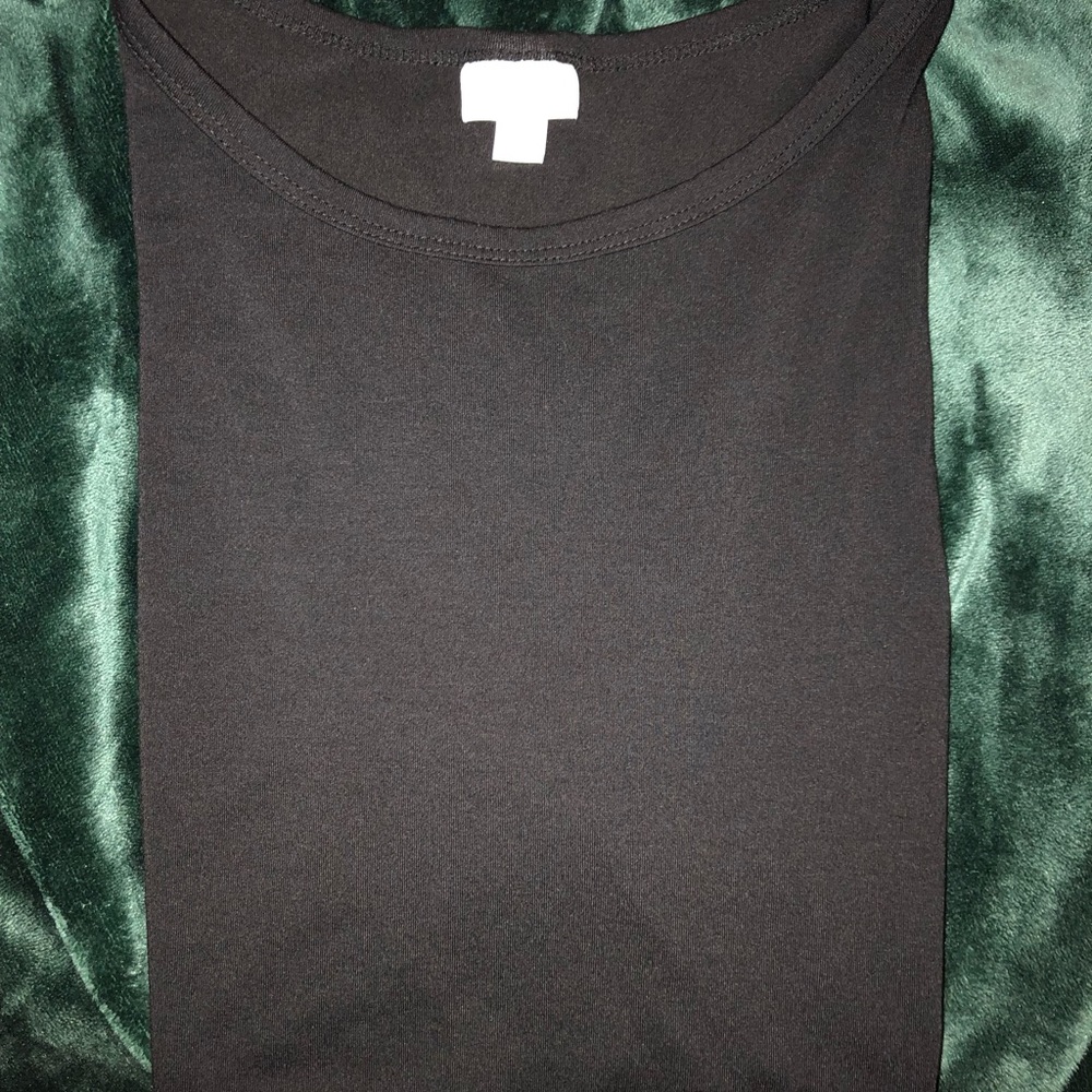 2XL XXL Solid Black LuLaRoe Gigi EUC WORN ONCE